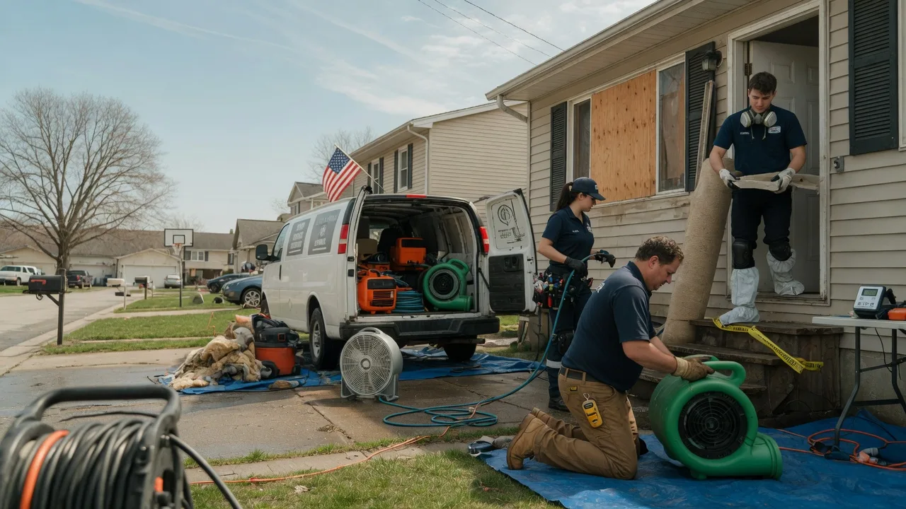 Water Damage Restoration in Higginsport, OH near me